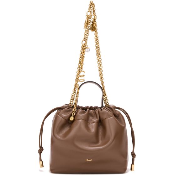 Chloé Icons bucket bag in Smoked Brown — view 4