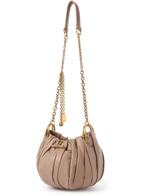 Chloé Plissé clutch bag in Woodsmoke — view 2
