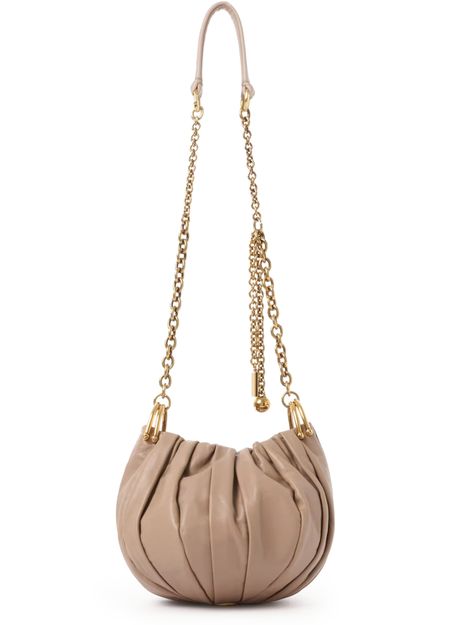 Chloé Plissé clutch bag in Woodsmoke — view 3