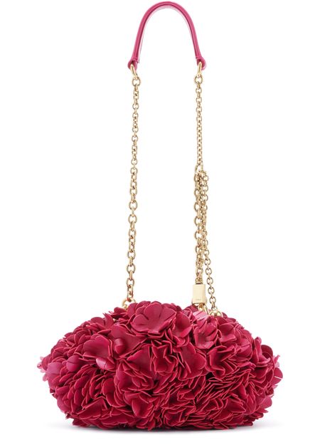 Chloé Plissé shoulder bag in Berry Pink — view 1