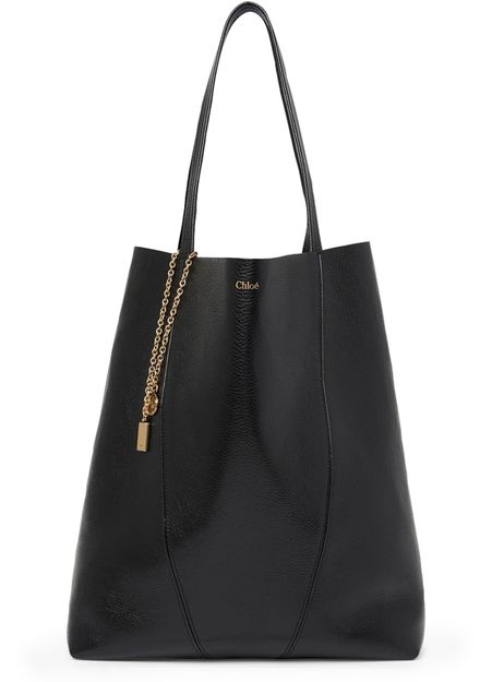 Chloé Spin large tote bag in Black — view 4