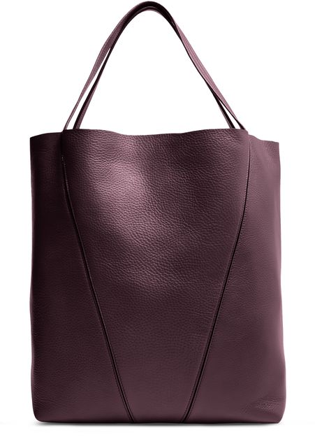 Chloé Spin large tote bag in Perfect Plum — view 3