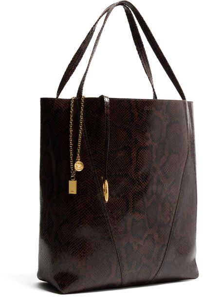Chloé Spin large tote bag in Sooty Brown — view 2