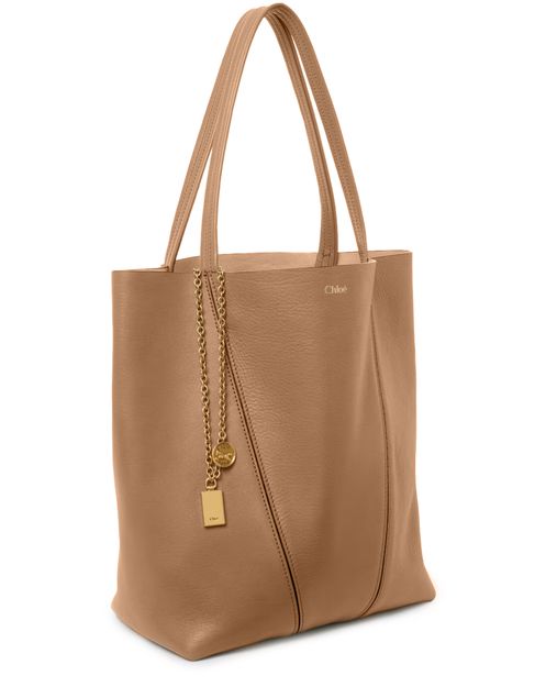 Chloé Spin medium tote bag in Aloe Green — view 2