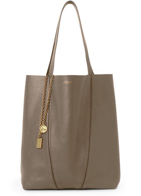 Chloé Spin medium tote bag in Flannel grey — view 4