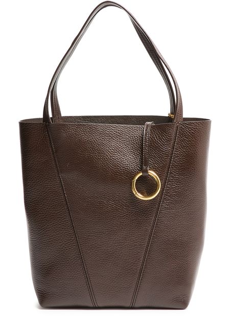 Chloé Spin medium tote bag in Kohl Brown — view 3