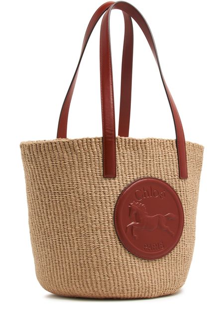 Chloé Horse Medal basket in Sepia Brown — view 2