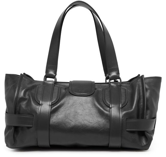 Chloé Kerala 25 handbag in Black Navy — view 3