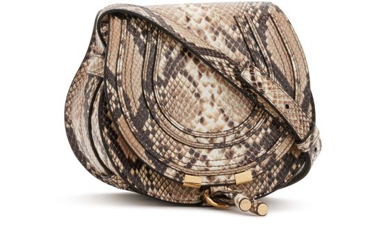 Chloé Marcie crossbody bag in Dusty Beige — view 2