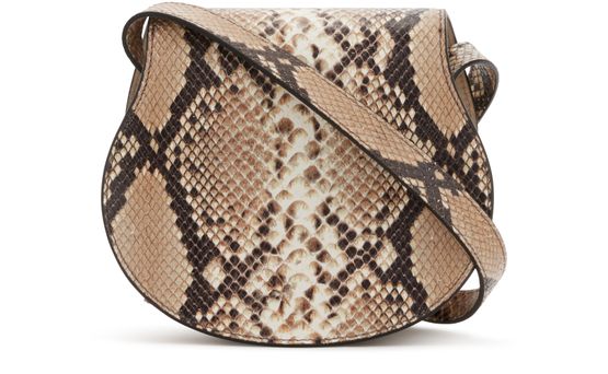Chloé Marcie crossbody bag in Dusty Beige — view 3