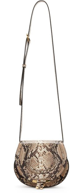 Chloé Marcie crossbody bag in Dusty Beige — view 4