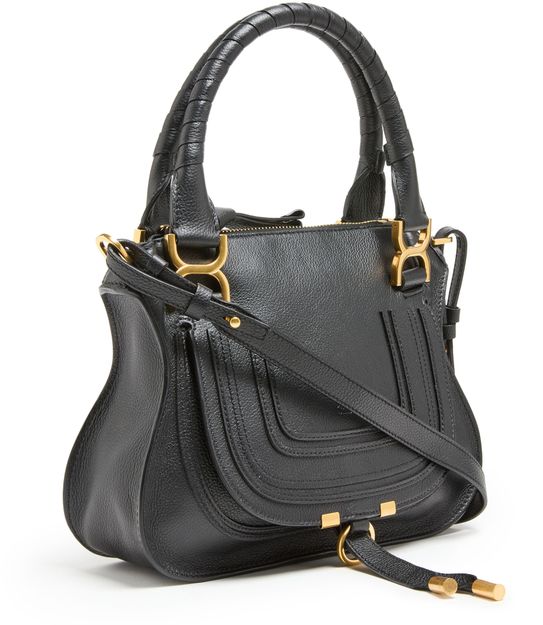 Chloé Marcie hand-held/shoulder bag in Black — view 2