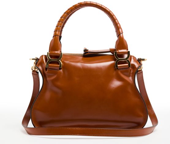 Chloé Marcie hobo shoulder bag in Clay Brown — view 3