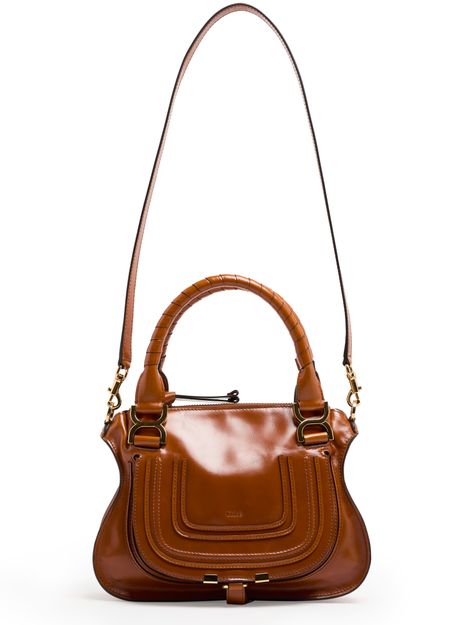 Chloé Marcie hobo shoulder bag in Clay Brown — view 4