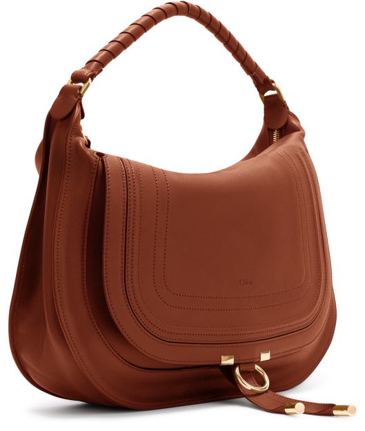 Chloé Marcie shoulder bag in Clay Brown — view 2