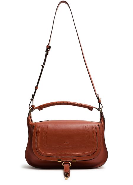 Chloé Marcie shoulder bag in Clay Brown — view 4