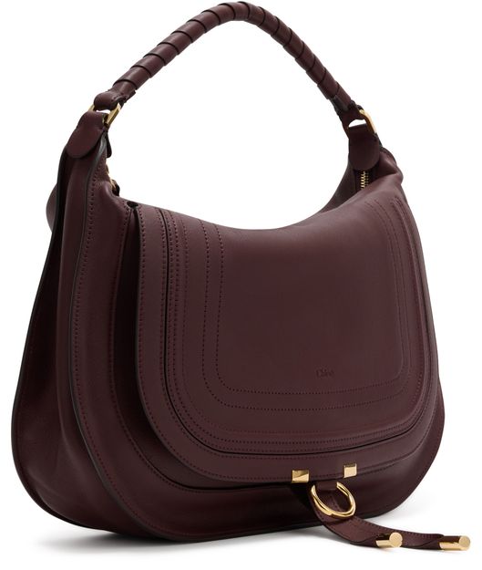 Chloé Marcie shoulder bag in Dark Velvet — view 2
