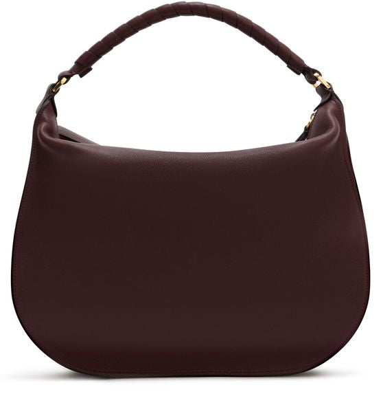 Chloé Marcie shoulder bag in Dark Velvet — view 3