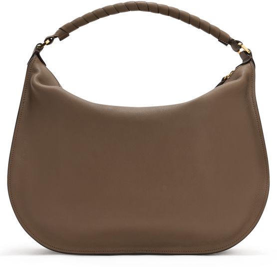 Chloé Marcie shoulder bag in Deep Taupe — view 3