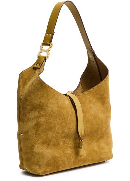 Chloé Marcie shoulder bag in Gold Khaki — view 2