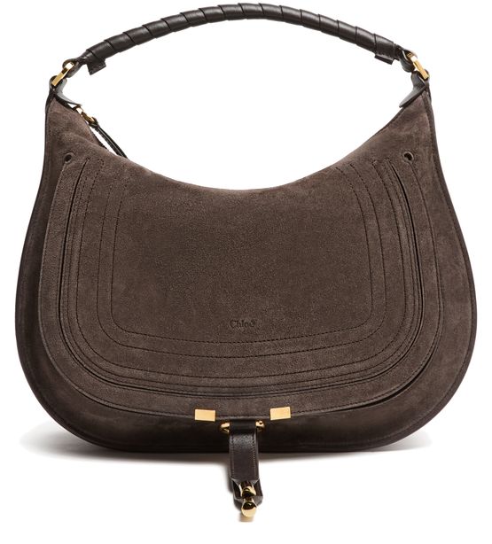 Chloé Marcie shoulder bag in Kohl Brown — view 1
