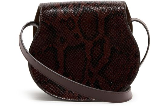 Chloé Marcie shoulder bag in Sooty Brown — view 3