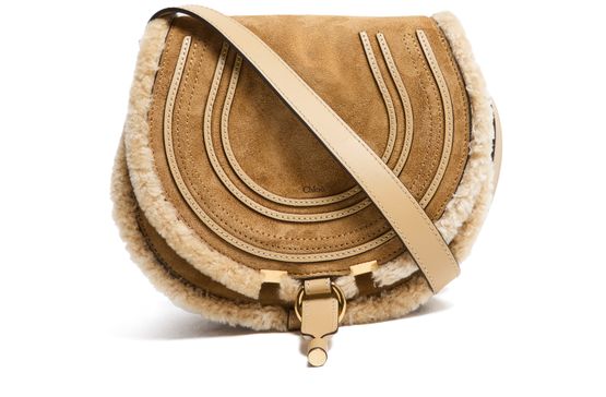 Chloé Marcie shoulder bag in Summery Beige — view 1
