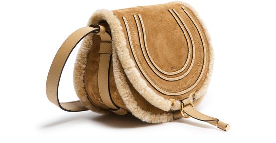 Chloé Marcie shoulder bag in Summery Beige — view 2