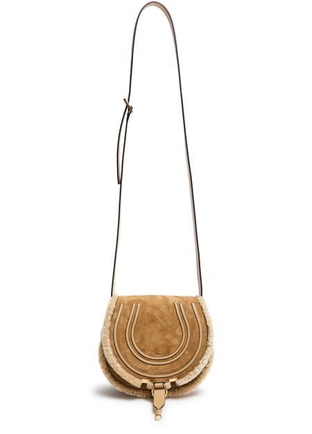 Chloé Marcie shoulder bag in Summery Beige — view 4