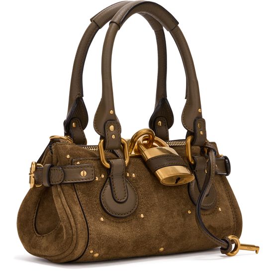 Chloé Paddington shoulder bag in Deep Khaki — view 2