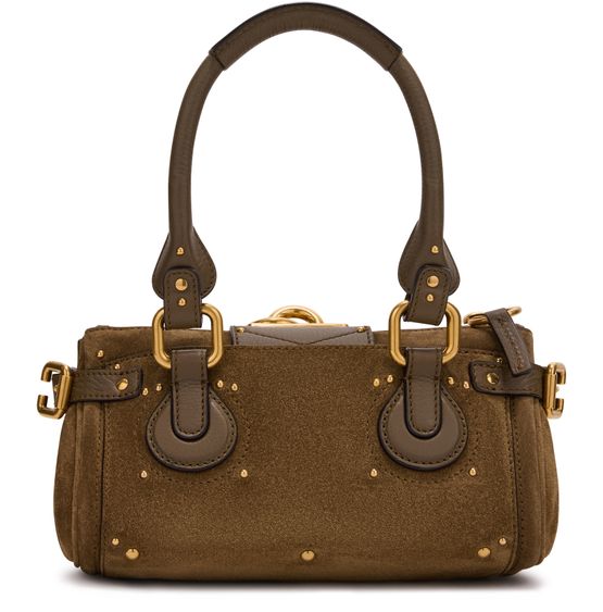 Chloé Paddington shoulder bag in Deep Khaki — view 3