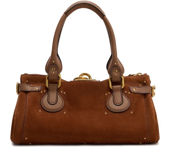 Chloé Paddington shoulder bag in Vintage Brown — view 3