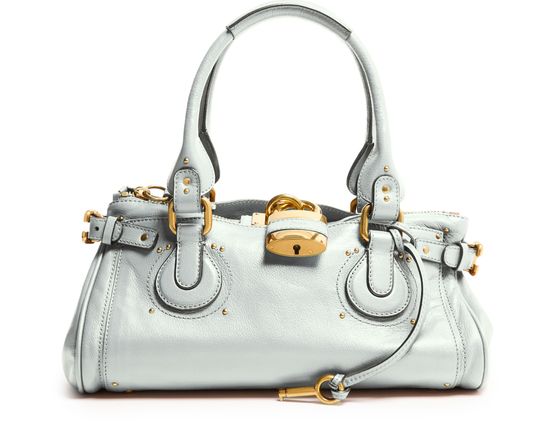 Chloé Paddington small bag in Aqua Grey — view 1