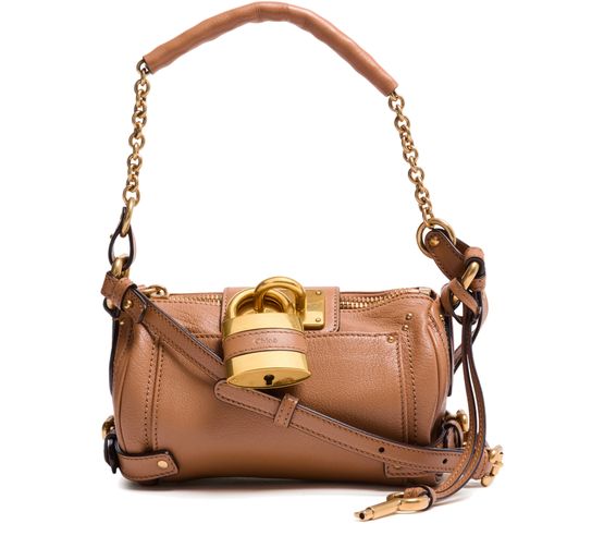 Chloé Paddington small chain bag in Mustang Brown — view 1