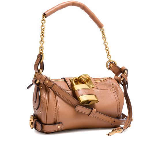 Chloé Paddington small chain bag in Mustang Brown — view 2