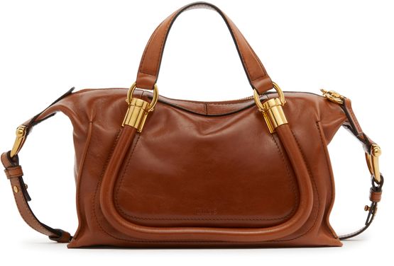 Chloé Paraty 24 handbag in Clay Brown — view 1