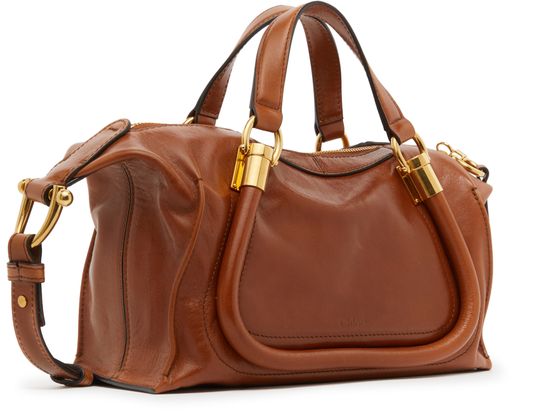 Chloé Paraty 24 handbag in Clay Brown — view 2