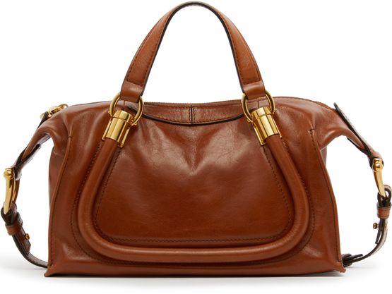 Chloé Paraty 24 handbag in Clay Brown — view 3