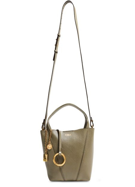 Chloé Small Chloé Spin tote bag in Aloe Green — view 4
