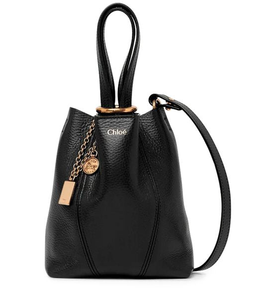 Chloé Small Chloé Spin tote bag in Black — view 1