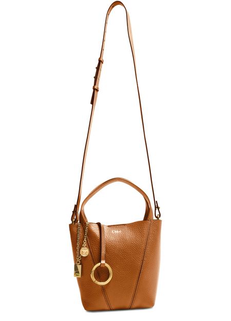 Chloé Small Chloé Spin tote bag in Clay Brown — view 4