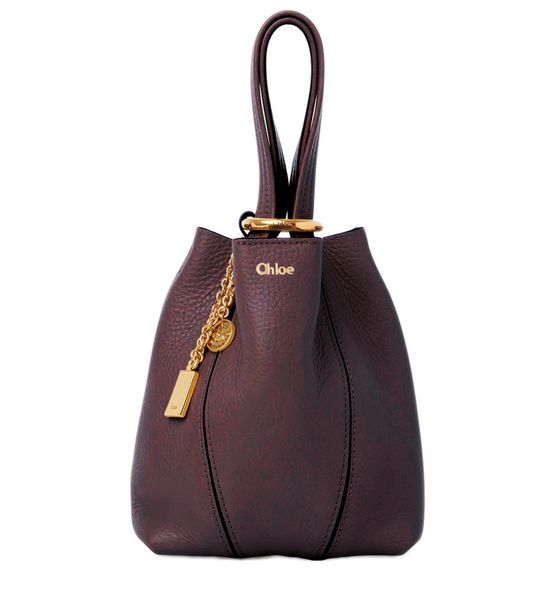 Chloé Small Chloé Spin tote bag in Perfect Plum — view 1
