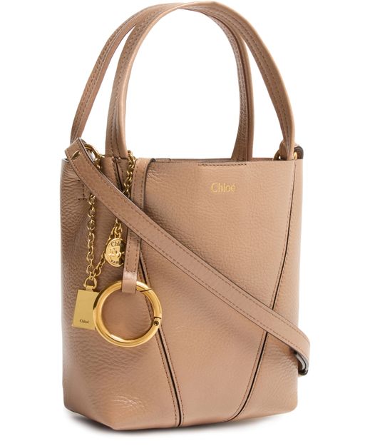 Chloé Small Chloé Spin tote bag in Woodrose — view 2