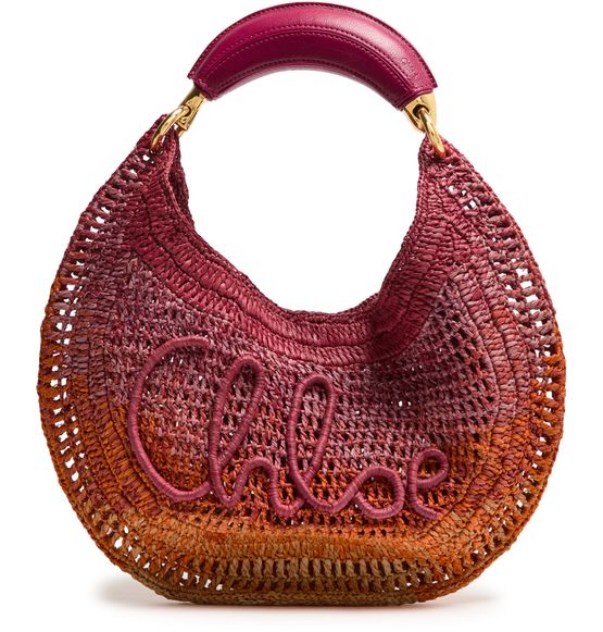 Chloé Summer Banana hobo bag in Multicolor Orange 1 — view 1