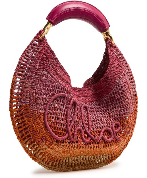 Chloé Summer Banana hobo bag in Multicolor Orange 1 — view 2