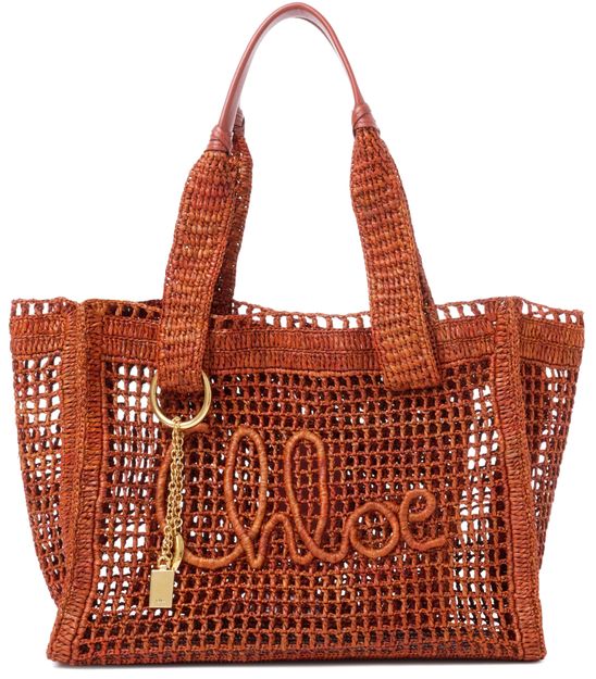 Chloé Summer Banana tote bag in Clay Brown — view 1