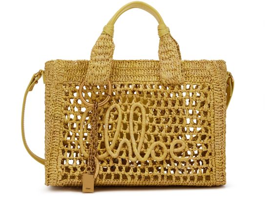 Chloé Summer Banana tote bag in Radiant Yellow — view 1
