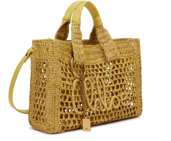 Chloé Summer Banana tote bag in Radiant Yellow — view 2