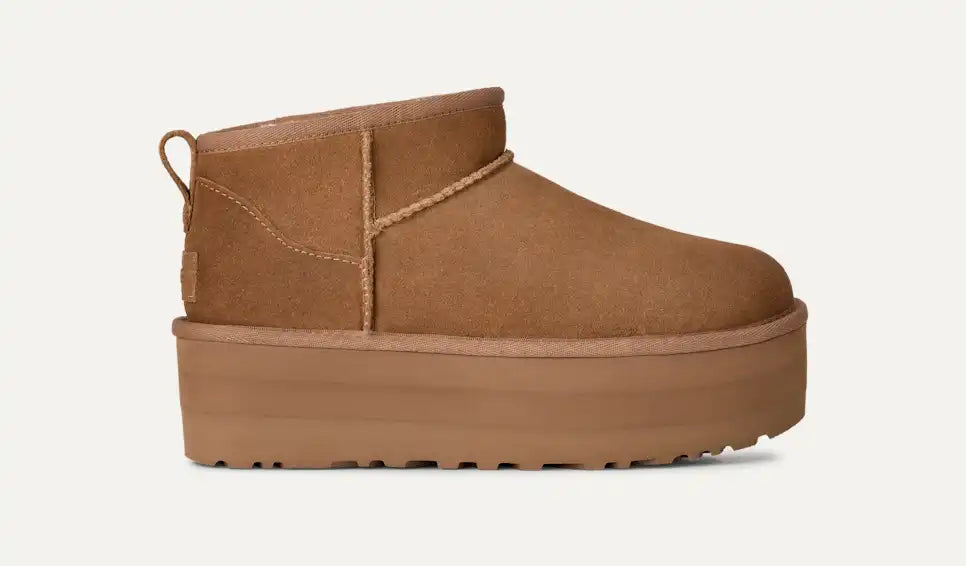 UGG Classic Ultra Mini Platform Chestnut — lateral side