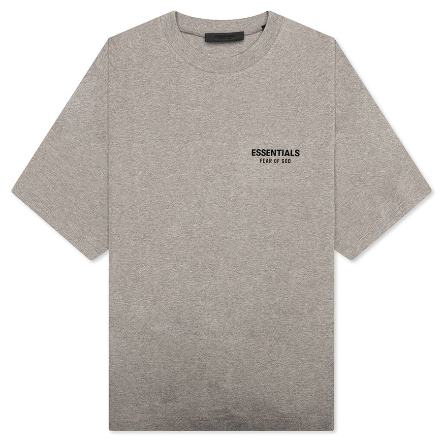Fear of God Essentials Heather Gray T-shirt - front